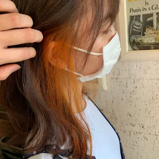 セミロング カラー stylist/ボブ ことの/韓国レイヤーのヘアスタイル