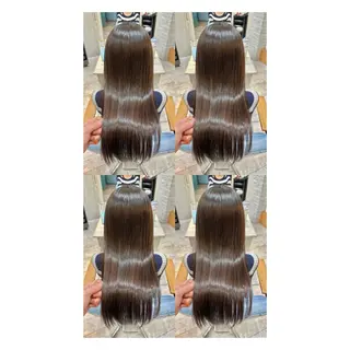 ロング カラー 髪質改善/縮毛矯正/ 韓国ヘア/店長敦士のヘアスタイル