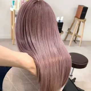 セミロング カラー ボブ/韓国ボブ/ブリ ーチ/鈴木康平のヘアスタイル