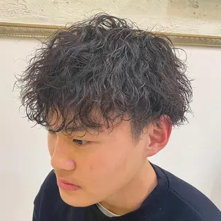 パーマ メンズ 年間2000名担当◎ パーマ職人/仲原佑樹のヘアスタイル