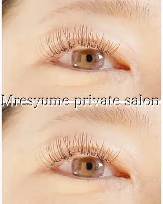 マツエク・マツパ Mresyume MAYUのマツエク・マツパデザイン