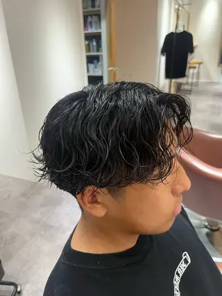 パーマ メンズ 雪音/美髪縮毛矯正 /ニュアンスパーマのヘアスタイル