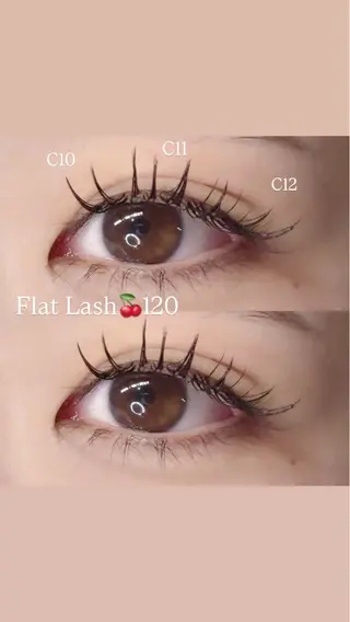 マツエク・マツパ 🩰yuri🩰 似合わせ/束感のマツエク・マツパデザイン