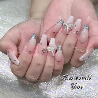 ネイル 長いだし/スカルプ/ パラシェルN.oneのネイルデザイン