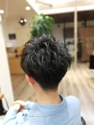 メンズ パーマ 北林 弘展のヘアスタイル