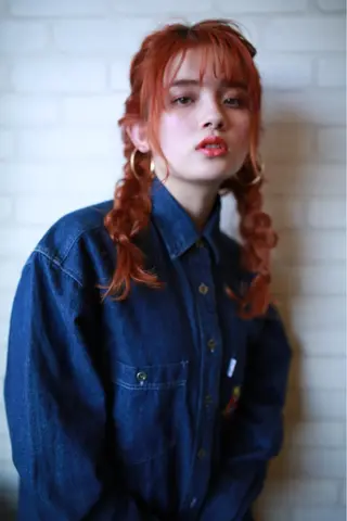 セミロング カラー パーマ ヘアアレンジ メンズ キッズ ネイル マツエク・マツパ premier modelsのヘアスタイル