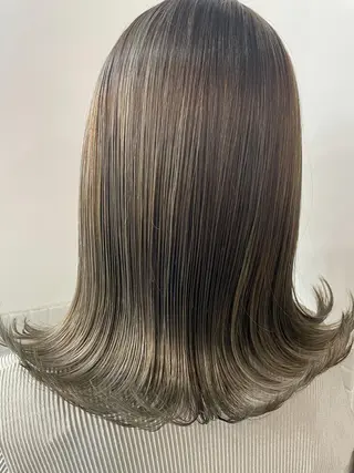 ミディアム カラー ✨髪質改善特化サロン ✨alushe✨のヘアスタイル