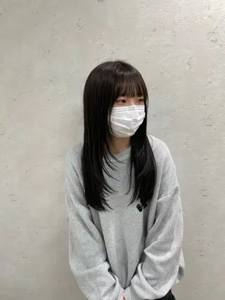 ロング 横山 滉のヘアスタイル