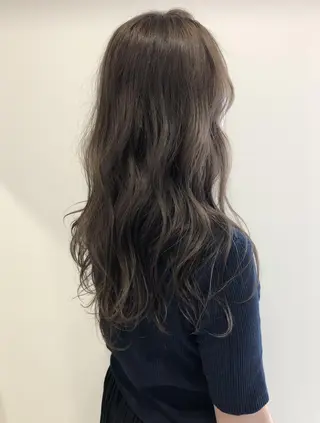 ミディアム カラー パーマ CEINE+ officialのヘアスタイル