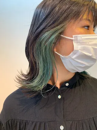 ミディアム カラー ROUTE ルートのヘアスタイル