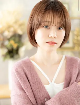 ショート カラー パーマ ✨過去1と言わせます ✨柿沼幸輝のヘアスタイル