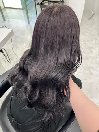 ロング カラー ヘアアレンジ AIN.ANLY.所属・韓国ｶﾞｰﾘｰ 🎀ミスズ🩰のヘアスタイル