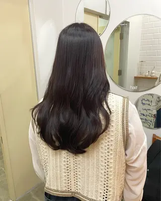 ロング カラー 古市 萌乃華のヘアスタイル