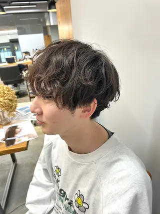 パーマ メンズ ROCCOeast Rukaのヘアスタイル