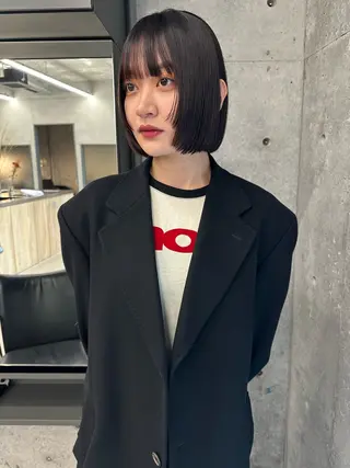 ショート カラー ボブ/似合わせカット /ニュアンスカラーのヘアスタイル