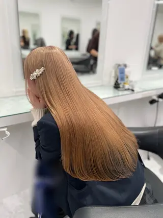 カラー La fith hair　pur茶屋町店所属・momoka/茶屋町 /艶髪カラーのヘアスタイル