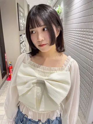 ミディアム 🌸インナーカラー 🌸藤井春華のヘアスタイル