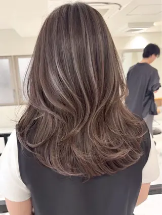 ロング カラー ヘアアレンジ TOA/福岡 JIL BLANのヘアスタイル