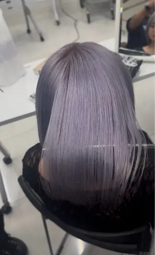 ミディアム カラー 【ケアブリーチ特化】 中村　玲仁のヘアスタイル