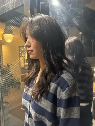 セミロング ⠀ 萌のヘアスタイル