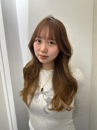 ロング 🎀韓国レイヤー特化 🎀ベージュ/ミクのヘアスタイル