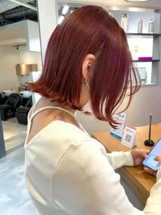 ショート カラー レイヤー/大人メンズ パーマ🌀 平島拓也のヘアスタイル