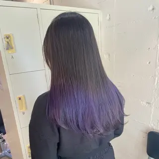 ロング カラー ヘアアレンジ 🎀ダブルカラーレイ ヤーyuuri🎀のヘアスタイル