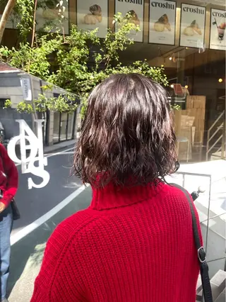 ショート パーマ 表参道/中明度カラー /レイヤー/Youのヘアスタイル