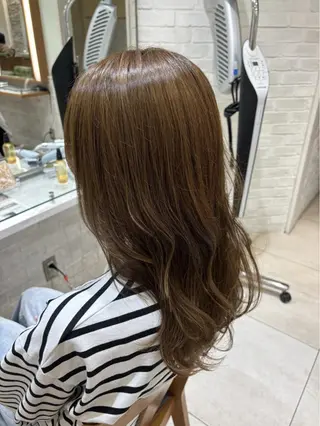 ロング カラー 若林 美由希のヘアスタイル