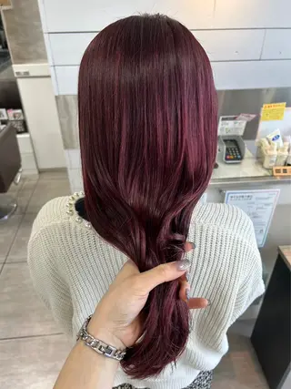 カラー ハイトーンカラー✨ 慶田玲和のヘアスタイル