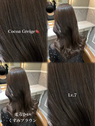 ロング レイヤー/顔周り /ボブ/銀座/サラのヘアスタイル