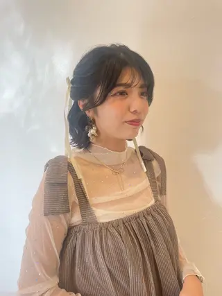 ショート ひなた 艶カラー/渋谷のヘアスタイル