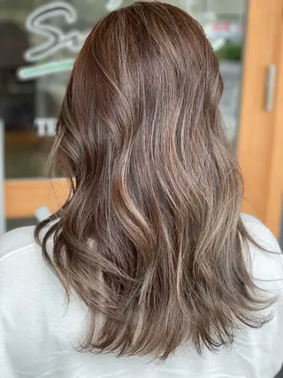 ロング カラー Snaly カラー特化ページのヘアスタイル