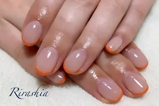 ネイル うる艶/透明感 Rirashaのネイルデザイン