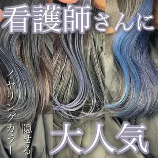 カラー 韓国スタイル🇰🇷 トレンドレイヤー🪡のヘアスタイル