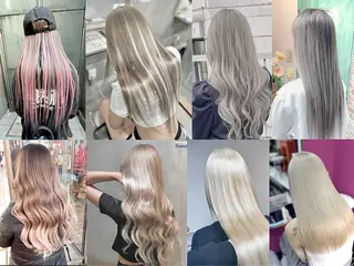 ロング Nuit 新宿所属・エクステ×ブリーチ× レイヤー🌟Kのヘアスタイル