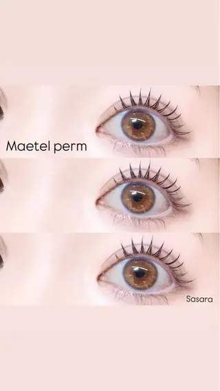 マツエク・マツパ 🍒束間まつ毛ෆ sasara🍒のマツエク・マツパデザイン