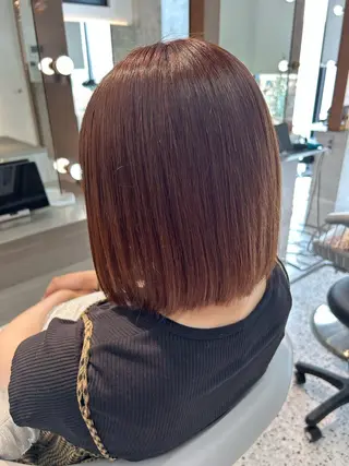 ミディアム カラー ボブ/髪質改善 jionのヘアスタイル