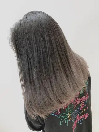 ロング カラー ヘアアレンジ VIM hairおもろまち店のヘアスタイル