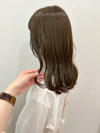 ミディアム カラー moa  by clips所属・レイヤー/お顔まわり 暖色カラー🍑Amiのヘアスタイル