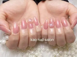 ネイル kao nail マグネット/長さだしのネイルデザイン