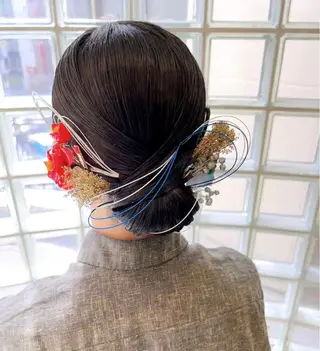 ミディアム ヘアアレンジ 池田 みのりのヘアスタイル