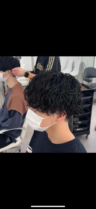 ショート パーマ メンズ dot.グループ指名 No.1橋本滉太のヘアスタイル