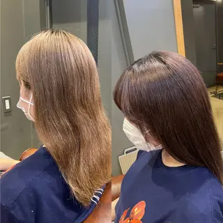 セミロング 六本木縮毛矯正/髪質 改善/LOANA鈴木のヘアスタイル