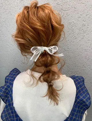 カラー 水田 希のヘアスタイル