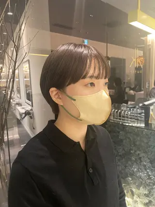 ショート カラー 巻ける縮毛矯正/艶 カラーchika🩵のヘアスタイル