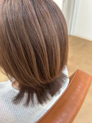 カラー ワンワールドパルク hanaのヘアスタイル