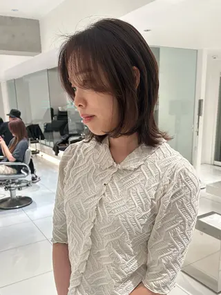 セミロング カラー ショートカット募集中 /NAGISAのヘアスタイル