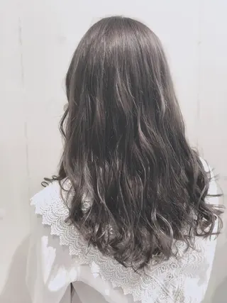 セミロング カラー パーマ ヘアアレンジ 【ツヤ髪美容師】 ツダケイスケのヘアスタイル