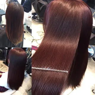 ミディアム セミロング ロング カラー Re:ta KANZOのヘアスタイル